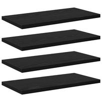 vidaXL Knygų lentyna 3 aukštų 4 vnt. 40 x 20 x 1,5 cm Apdirbta mediena