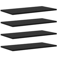vidaXL Knygų lentyna 3 aukštų 4 vnt. 60 x 30 x 1,5 cm Apdirbta mediena