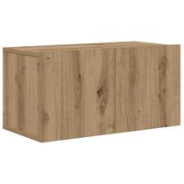 vidaXL TV spintelių komplektas 60 x 30 x 30 cm Ruda Apdirbta mediena