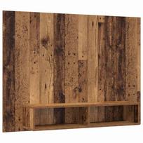 vidaXL TV spintelių komplektas 120 x 23,5 x 90 cm Senovinis medis