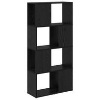 vidaXL TV spintelių komplektas 60 x 24 x 125,5 cm Juoda