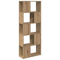 vidaXL TV spintelių komplektas 60 x 24 x 156 cm Ruda Apdirbta mediena