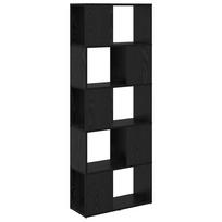 vidaXL TV spintelių komplektas 60 x 24 x 156 cm Juoda Apdirbta mediena