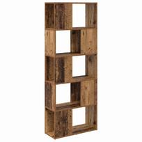 vidaXL TV spintelių komplektas 60 x 24 x 156 cm Ruda Apdirbta mediena