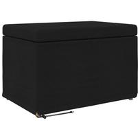 vidaXL Sūpynes Juoda 61 x 41 x 40 cm Audinys ir inžinerinė mediena