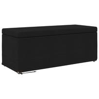 vidaXL Sūpynes Juoda 101 x 41 x 40 cm Audinys ir inžinerinė mediena