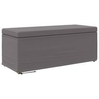 vidaXL Sūpynes Pilka 101 x 41 x 40 cm Dirbtinė Oda ir Inžinerinė Medis