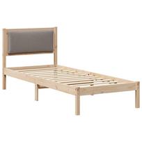 vidaXL Lovos rėmas Tortora 80 x 200 cm Kietos pušies mediena