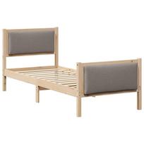 vidaXL Lovos rėmas su galvūgalio Tortora 80 x 200 cm audinys