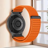 18mm 20mm 22mm Velcro dirželiai Juosta Samsung Galaxy Watch 7 6 5 4 40mm 44mm 6Classic 47mm Nailoninė juosta Huawei Watch GT5 Pro 4 18mm šviesiai rausvos spalvos