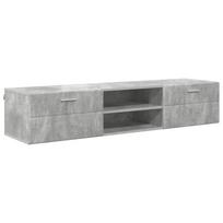 vidaXL Medinė spinta 150 x 39 x 30 cm Aukštai blizganti balta