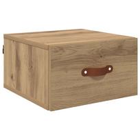 vidaXL Sieninis naktinis staliukas 35 x 35 x 20 cm Apdirbta mediena