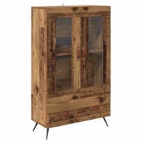 vidaXL Aukštas spintelė Senovinis medis 69,5 x 31 x 115 cm