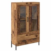 vidaXL Aukštas spintelė CORONA Senovinis medis 69,5 x 31 x 115 cm