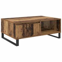 vidaXL Kavos staliukas Senovinis medis 90 x 60 x 35 cm