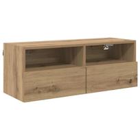 vidaXL TV sieninė spintelė 80 x 30 x 30 cm Amatininkų ąžuolas