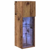 vidaXL Sieninis televizoriaus stovas 30,5 x 30 x 90 cm Senas medis