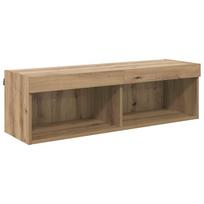 vidaXL TV sieninė spintelė 100 x 30 x 30 cm Amatininkų ąžuolas