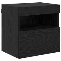 vidaXL TV sieninė spintelė 40 x 30 x 40 cm Juodas ąžuolas
