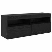 vidaXL TV sieninė spintelė 100 x 30 x 40 cm Juodas ąžuolas