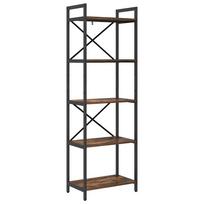 vidaXL Knygų lentyna 5 aukštų 56 x 34 x 171 cm Apdirbta mediena