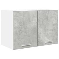 vidaXL Pakabinama spintelė Betono pilka ir balta 60 x 31 x 40 cm