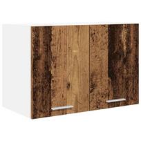 vidaXL Pakabinama spintelė Senos medienos ir baltos 60 x 31 x 40 cm