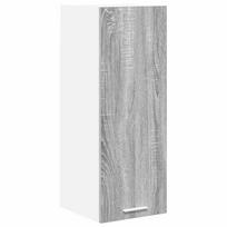 vidaXL Pakabinama spintelė Pilkas Sonoma ir baltas 30 x 31 x 80 cm