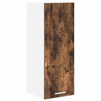 vidaXL Pakabinama spintelė Rūkyto ąžuolo ir baltos 30 x 31 x 80 cm