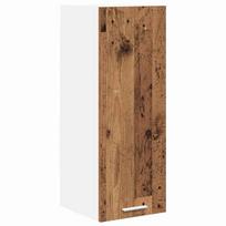 vidaXL Pakabinama spintelė Senos medienos ir baltos 30 x 31 x 80 cm