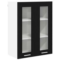 vidaXL Pakabinama spintelė Juodas ąžuolas 60 x 31 x 80 cm