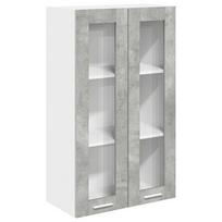 vidaXL Pakabinama spintelė Betono pilka 60 x 31 x 100 cm