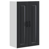 vidaXL Indaplovės plokštė su 2 durelėmis KALMAR Juoda 60 x 31 x 100 cm