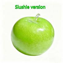 Green Apple Slushie Stress Ball Squishy Toy Crunchy Moldable Non-Bounce Sensory Fidget Toy Medium Grip Strength Training Gift green