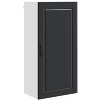 vidaXL Sieninė spintelė PORTO Juoda 50 x 31 x 100 cm Apdirbta mediena