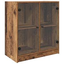 vidaXL Šoninė spintelė Senovinis medis 68 x 37 x 75,5 cm
