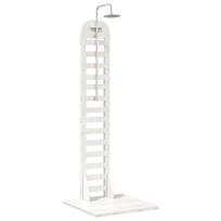 vidaXL Lauko dušas 223 cm Balta