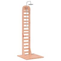 vidaXL Lauko dušas 223 cm Kietosios maumedžio ir nerūdijančio plieno