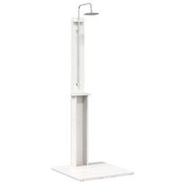 vidaXL Lauko dušas 206 cm Balta
