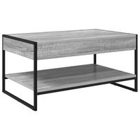 vidaXL Kavos staliukas Pilkas Sonoma 80 x 50 x 40 cm Apdirbta mediena