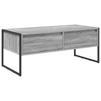 vidaXL Kavos staliukas Pilkas Sonoma 100 x 46 x 40 cm Apdirbta mediena