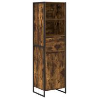 vidaXL Knygų spinta Dūminio ąžuolo 43 x 36 x 150.5 cm Apdirbta mediena