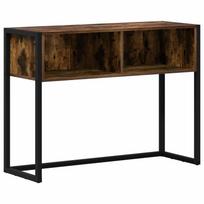 vidaXL Žurnalinis staliukas Dūminio ąžuolo 100 x 36 x 75 cm