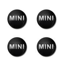 4 vnt. Apsaugos nuo trinties automobilio ratlankio dangtelio komplektas, atsparus dėvėjimuisi automobilio lipdukas, tinkantis BMW MINI JCW CLUBMAN COUNTRYMAN CLUBVAN VAN Vision Urbanaut COUPE, automobilio aksesuaras black