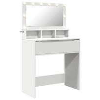 vidaXL Miegamojo kosmetiniai staliukai Balta 80 x 39,5 x 135 cm