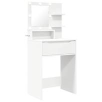 vidaXL Miegamojo persirengimo stalai Balta 60 x 39,5 x 135 cm