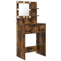 vidaXL Miegamojo persirengimo stalai Dūminio ąžuolo 60 x 39,5 x 135 cm