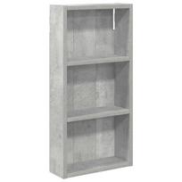 vidaXL Vonios sieninė spintelė Betono Pilka 30 x 10 x 60,5 cm