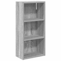 vidaXL Vonios sieninė spintelė Pilka Sonoma 30 x 16 x 62,5 cm