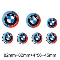 7 vnt. automobilio variklio dangčio priekinės ir galinės bagažinės emblema ženklelis BMW 50-mečio leidimui E36 E46 E53 E90 E60 E93 E87 G01 G20 X3 X5 F30 F20 black